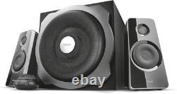 Trust Tytan 2.1 PC Speakers with Subwoofer, 120W (60W RMS), UK Plug Sound System