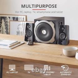 Trust Tytan 2.1 PC Speakers with Subwoofer, 120W (60W RMS), UK Plug Sound System