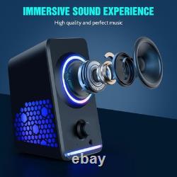USB Powered RGB Gaming Speakers with Dual Connectivity & Stunning Sound Quality