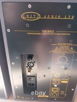 Unity Audio The Rock Bespoke Custom Designed Professional Active Monitors