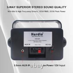 Upgrade Your Patio with 200W Wireless Bluetooth Speakers Sound System