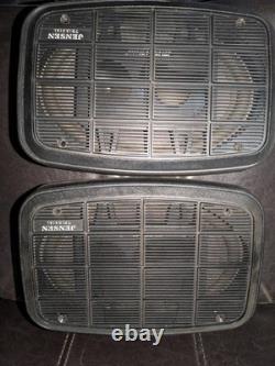 VTG Rare 80s Classic Jensen 6x9 Triax Triaxial Car Audio Stereo Speakers Shallow