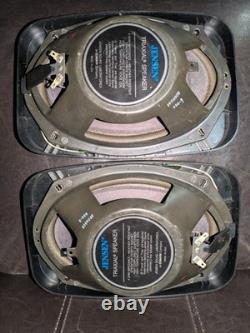 VTG Rare 80s Classic Jensen 6x9 Triax Triaxial Car Audio Stereo Speakers Shallow
