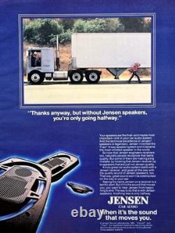 VTG Rare 80s Classic Jensen 6x9 Triax Triaxial Car Stereo Speakers Audio Hot Rod