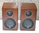 Very Nice Pair Of Monitor Audio Radius 90 Bookshelf Speakers In Rosewood /walnut