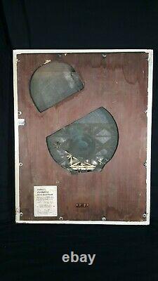 Vintage Pair Of Goodmans Planax 2 Stereo Sound Panels