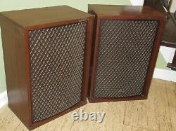 Vintage SANSUI SP-3500 4 Way 6 Speakers Stereo Wood Cabinets 100W Audio in Ohio