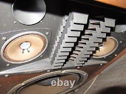 Vintage SANSUI SP-3500 4 Way 6 Speakers Stereo Wood Cabinets 100W Audio in Ohio