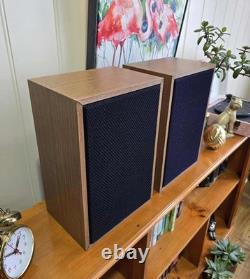 Vintage Speaker Cab Kenwood N353 100W 6OHM 2Way Bookshelf Stereo Speakers