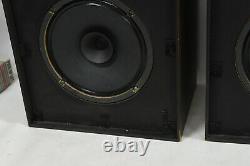 Vintage Ultralinear 25 2-Way Bookshelf Stereo Speakers by Solar Audio USA