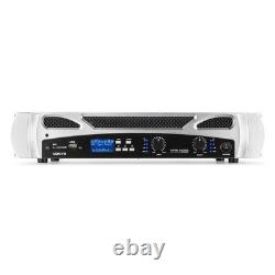 Vonyx VPA1500 Bluetooth PA Amplifier 2x 750W Media Player Portable Sound System