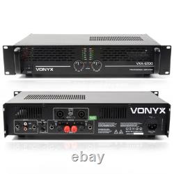 Vonyx VXA 1200 MKII 2-Channel Power Amplifier 1200W DJ Sound System Vonyx VXA 1200 MKII 2-Channel Power Amplifier 1200W DJ Sound System