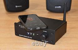 WIFI Amplifier STA-40 Internet Wireless Streaming Android IOS + Speaker Bundle