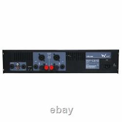 W-Audio Stereo Power Amplifier 1000W 2 x 500w RMS DJ HiFi Amp DC Protection BNIB