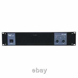 W-Audio Stereo Power Amplifier 1000W 2 x 500w RMS DJ HiFi Amp DC Protection BNIB