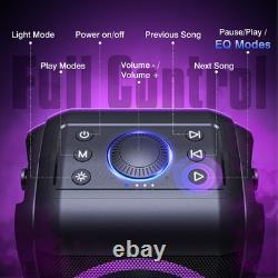 W-KING Bluetooth Speaker Loud- (180W PEAK)80W Super Bass, Huge 105Db Sound, Port