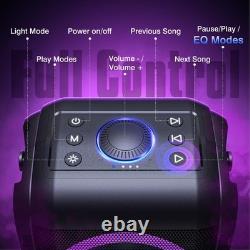 W KING Bluetooth Speaker Loud (180W PEAK)80W Super Bass Huge 115dB Sound