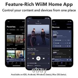 WiiM Mini Music Streamer for Stereo Systems with AirPlay 2 & Hi-Res Audio