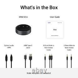 WiiM Mini Music Streamer for Stereo Systems with AirPlay 2 & Hi-Res Audio
