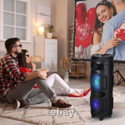 Wireless Speaker Outdoor Speaker Led Light Deep Base Speaker Stereo Sound