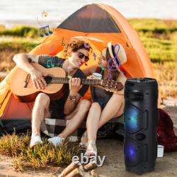 Wireless Speaker Outdoor Speaker Led Light Deep Base Speaker Stereo Sound