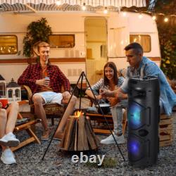 Wireless Speaker Outdoor Speaker Led Light Deep Base Speaker Stereo Sound