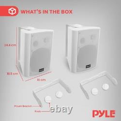 Wireless Speakers Outdoor/Indoor Bluetooth Speakers Wall Mounted Waterproof AUX