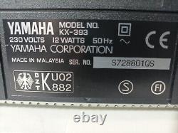 Yamaha KX-393 Natural Sound Stereo CassetteTape Deck Player Recorder Black