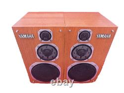 Yamaha NS-1000MM Speaker Pair Compact Stereo Audio Japan Tested Grille Miss Used