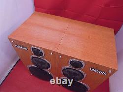 Yamaha NS-1000MM Speaker Pair Compact Stereo Audio Japan Tested Grille Miss Used