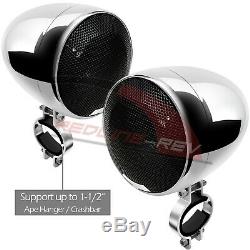 1200w Amp Bluetooth 4 Haut-parleur Étanche Audio Stéréo Système Harley Personnalisée Glide