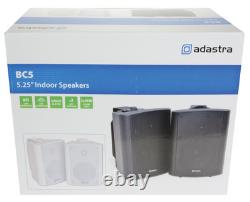 2x Haut-parleurs stéréo blancs 5,25 pouces son surround HiFi Adastra bc5-W 100.904uk