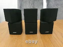3 X Bose Lifestyle Acoustimass Surround Sound Double Cube Haut-parleurs