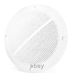 5 Haut-parleurs de plafond pour salle de bain et cuisine avec amplificateur Bluetooth - Système audio domestique