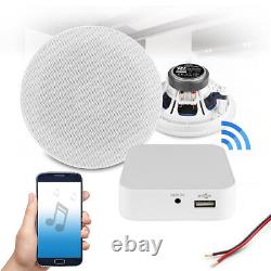 6 Système De Plafond Haut-parleur Avec Wifi Et Bluetooth Amplificateur Stereo Hifi Music