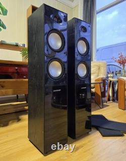 Accusound OM1150 Enceintes stéréo 3 voies 120W 8 Ohm HIFI Enceinte de sol GOSFORD