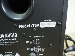 Adam Audio T5v Active Nearfield Monitor & 3m Xlr Câble Stéréo Jack