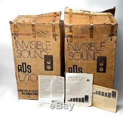Ads L710 Vintage Haut-parleurs Stéréo Avec Un Son Emballage D'origine