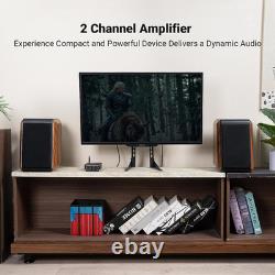 Amplificateur Audio BT20A Bluetooth pour Enceintes, Mini Amplificateur Stéréo 2 Canaux Classe D