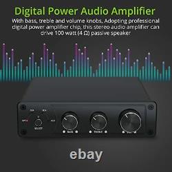 Amplificateur Audio Stéréo Hi-fi Linkfor Pour Haut-parleurs Passifs 100w X 2 Tpa3221 Amp