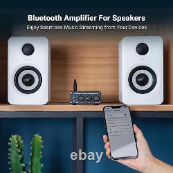 Amplificateur Bluetooth Fosi Audio BT20A pour Enceintes, Mini Stéréo 2 Canaux Amp D