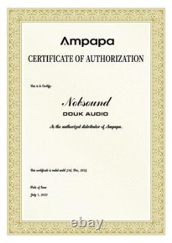 Amplificateur Bluetooth HIFI Ampapa D1 TPA3255 avec affichage VU, HPF, télécommande