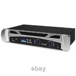 Amplificateur PA Bluetooth Vonyx VPA1500 2x 750W Lecteur multimédia Système audio portable