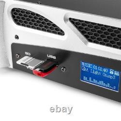 Amplificateur PA Bluetooth Vonyx VPA1500 2x 750W Lecteur multimédia Système audio portable