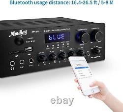 Amplificateur audio stéréo récepteurs Moukey Home 220W 2 canaux système stéréo