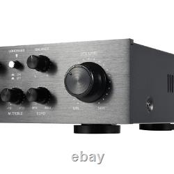 Amplificateur de puissance numérique 600W Bluetooth stéréo HiFi audio canal USB FM + télécommande