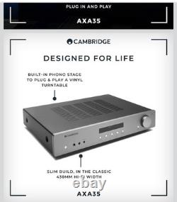 Amplificateur intégré stéréo Cambridge Audio AXA35 35 W amplificateur Hi-Fi avec MM