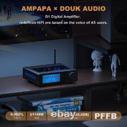 Amplificateur numérique Bluetooth 2 canaux HIFI classe D avec affichage des vumètres 300W