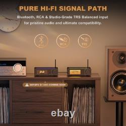 Amplificateur numérique Bluetooth 2 canaux HIFI classe D avec affichage des vumètres 300W