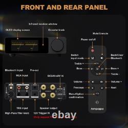 Amplificateur numérique Bluetooth 2 canaux HIFI classe D avec affichage des vumètres 300W